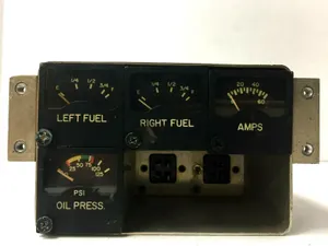 Vintage Weston Instruments Aviation Instrument Cluster 28VDC No. 22-169-019-4